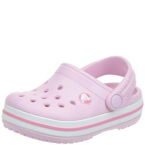 CROCS UNISEX CHILD KIDS' CROCBAND CLOG, ICE BLUE/WHITE, 3 LITTLE KID US